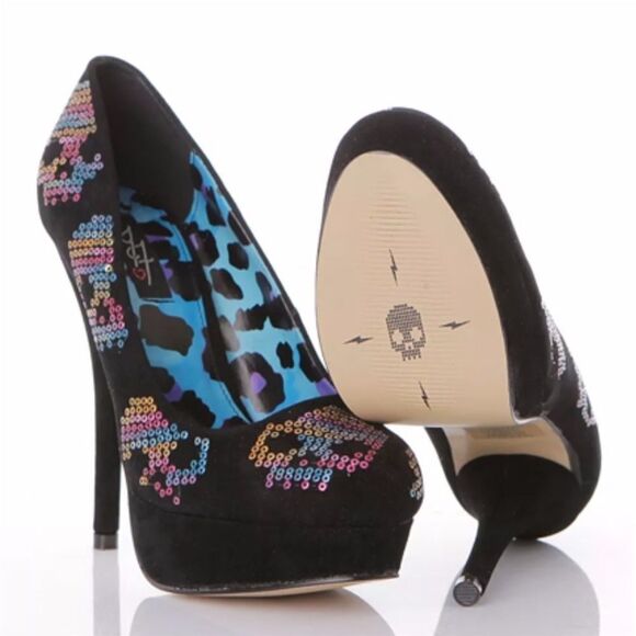 Iron Fist Sugar Hiccup Platform Pumps In Black - Picture 3 of 3